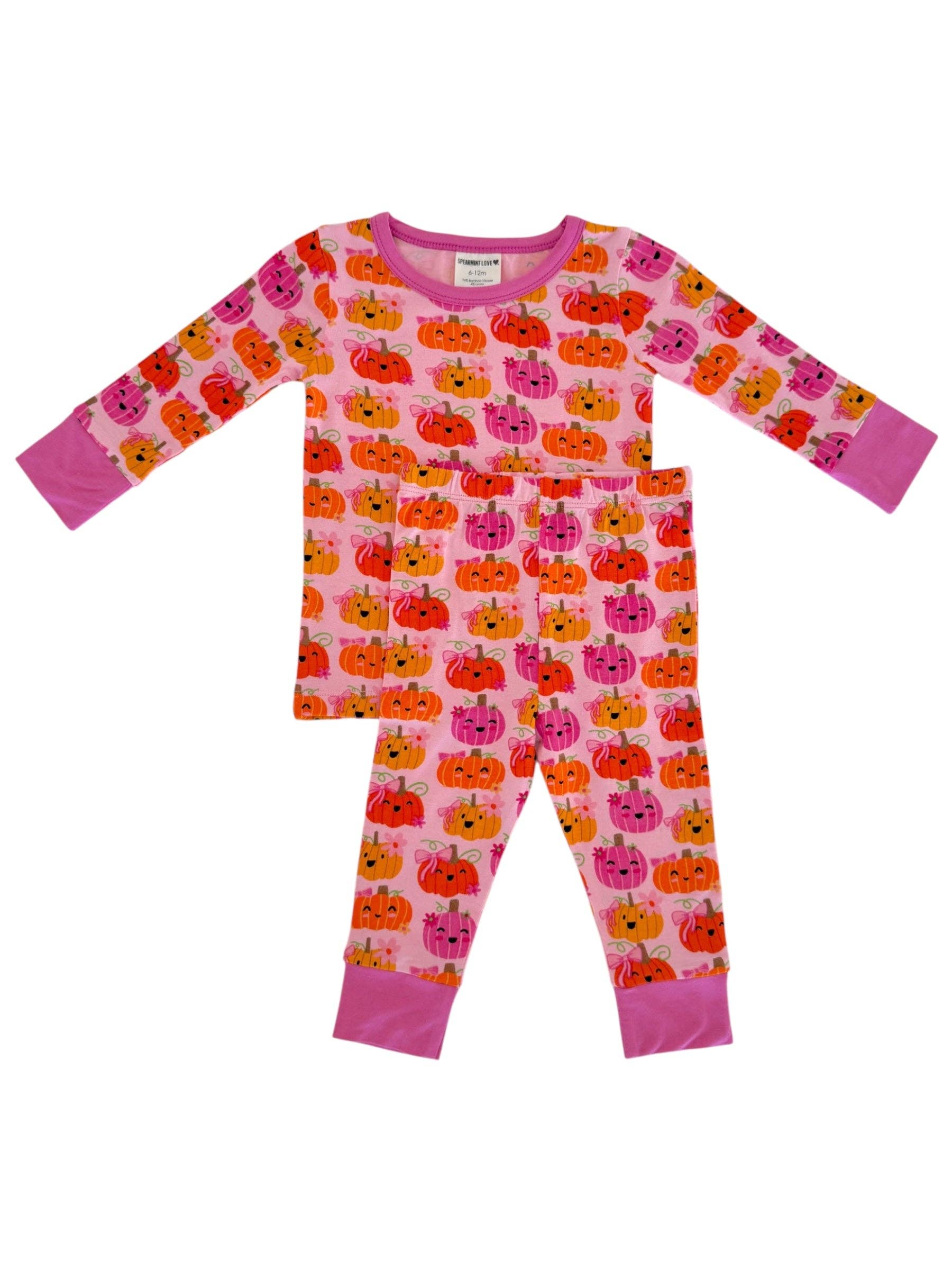 Pink Pumpkin Bamboo PJ Set
