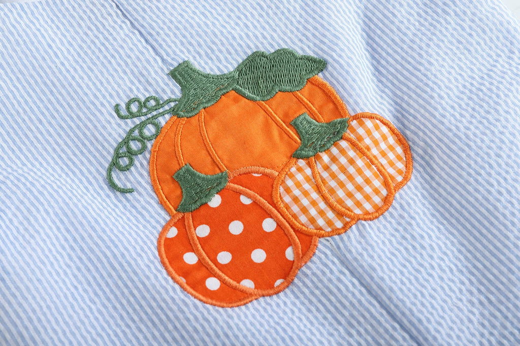 Pumpkin Patch Seersucker Jon Jon
