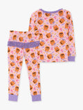 Pumpkin Boo Crew Bamboo Ruffle PJ Set