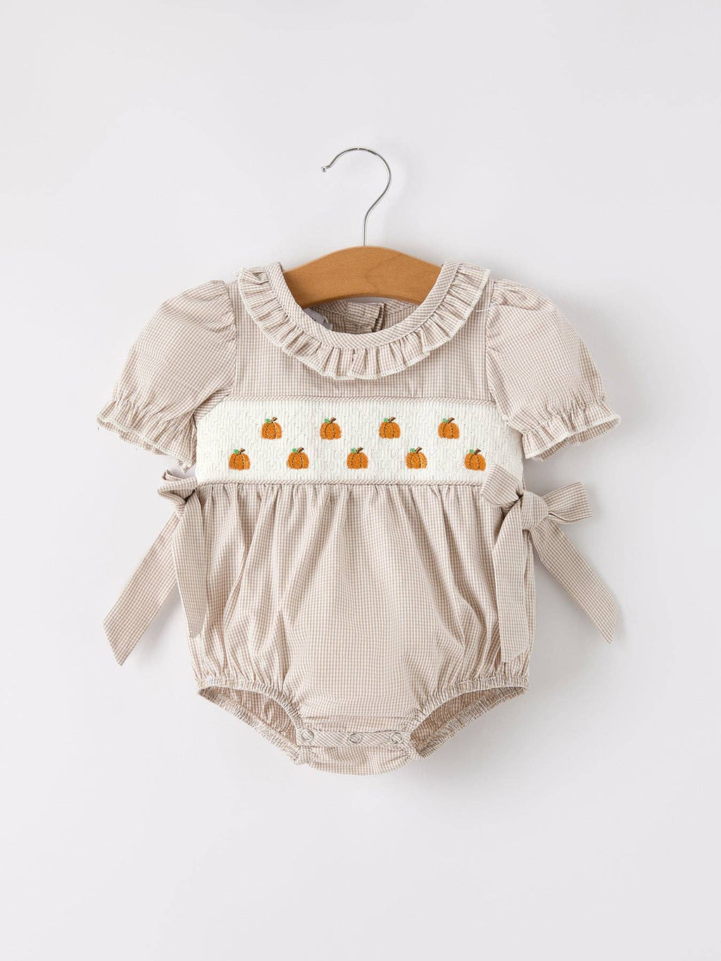 Pumpkin Patch Smocked Bubble