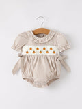 Pumpkin Patch Smocked Bubble