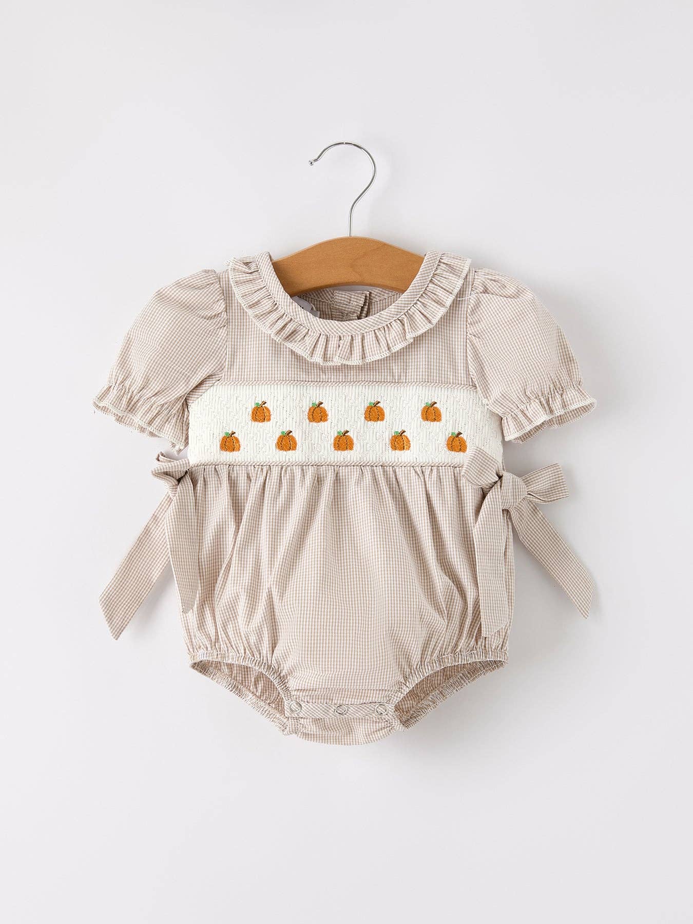 Pumpkin Patch Smocked Bubble