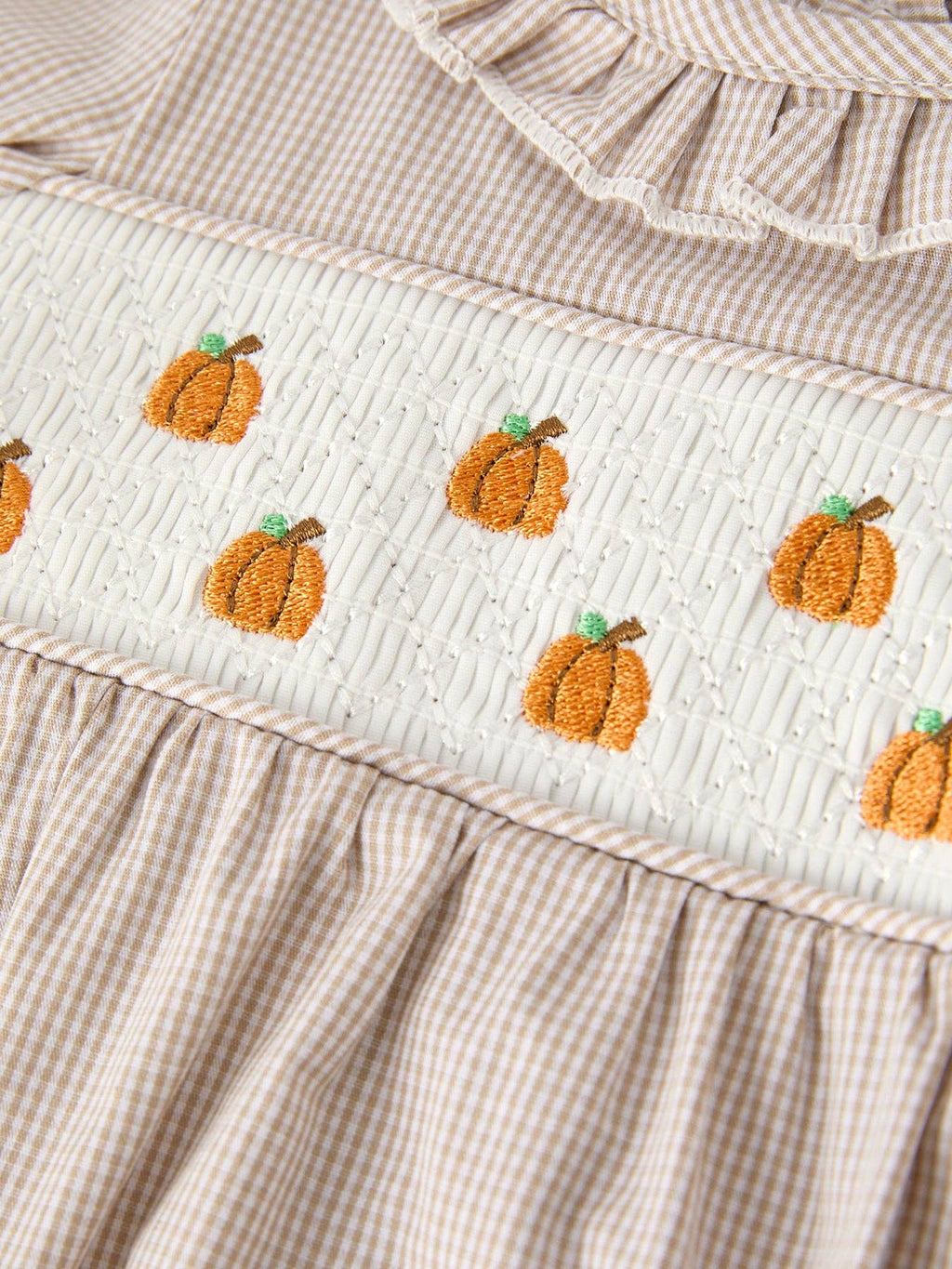 Pumpkin Patch Smocked Bubble