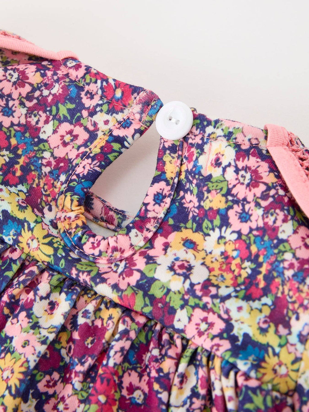 Purple Petal Collar Dress