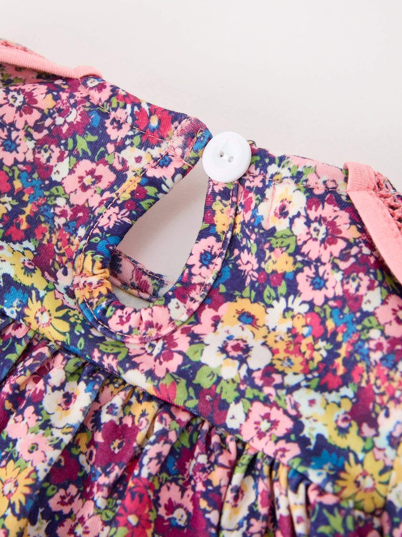 Purple Petal Collar Dress